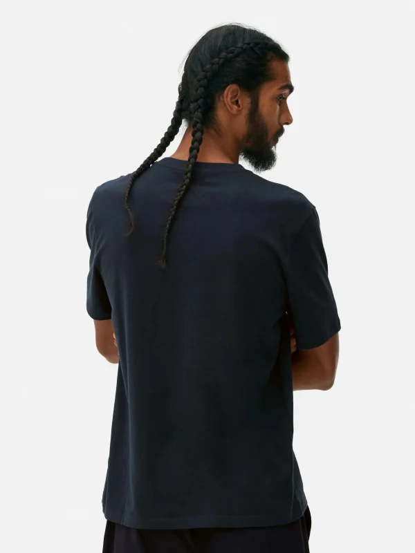 T-shirt à Col Ras-du-cou Coupe Regular