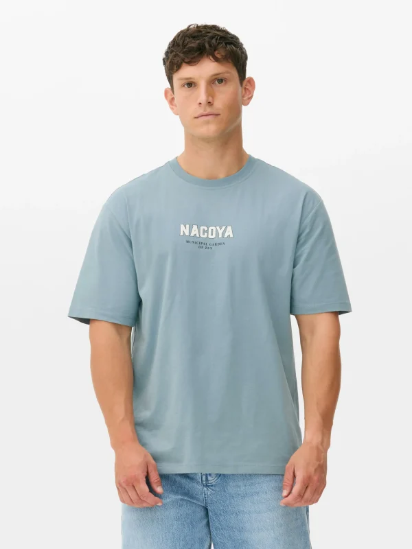 T-shirt à Imprimé Floral Tokyo