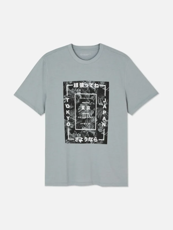 T-shirt à Imprimé Tokyo