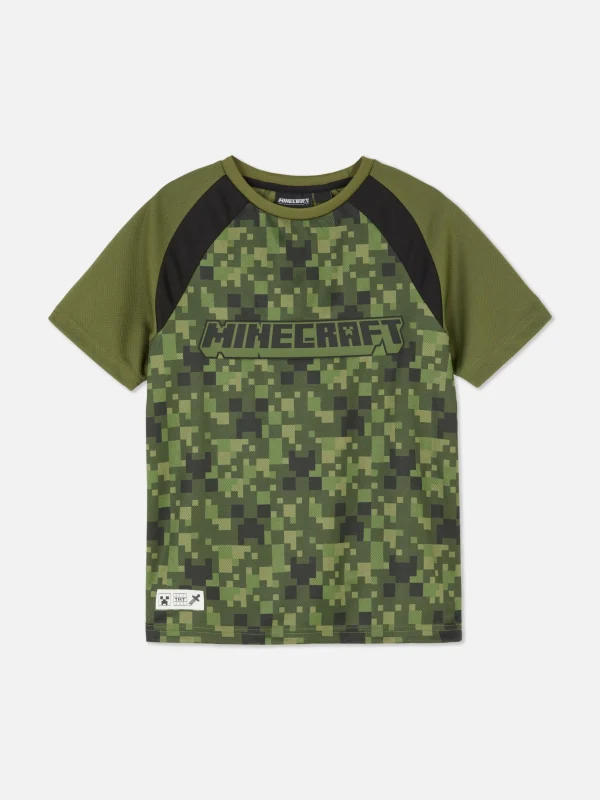 T-shirt à Logo Minecraft Pixel