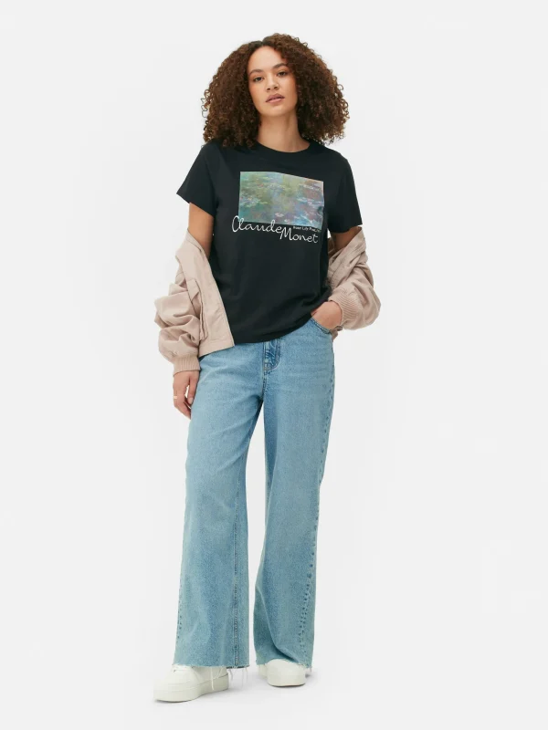 T-shirt à Manches Courtes Claude Monet