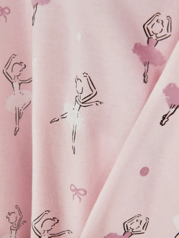 T-shirt à Manches Longues Et Motif Ballet