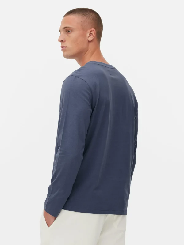 T-shirt à Manches Longues En Coton