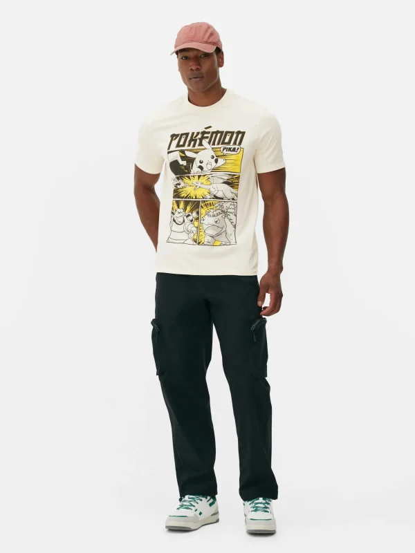 T-shirt à Motifs Style Bande Dessinée Pokémon