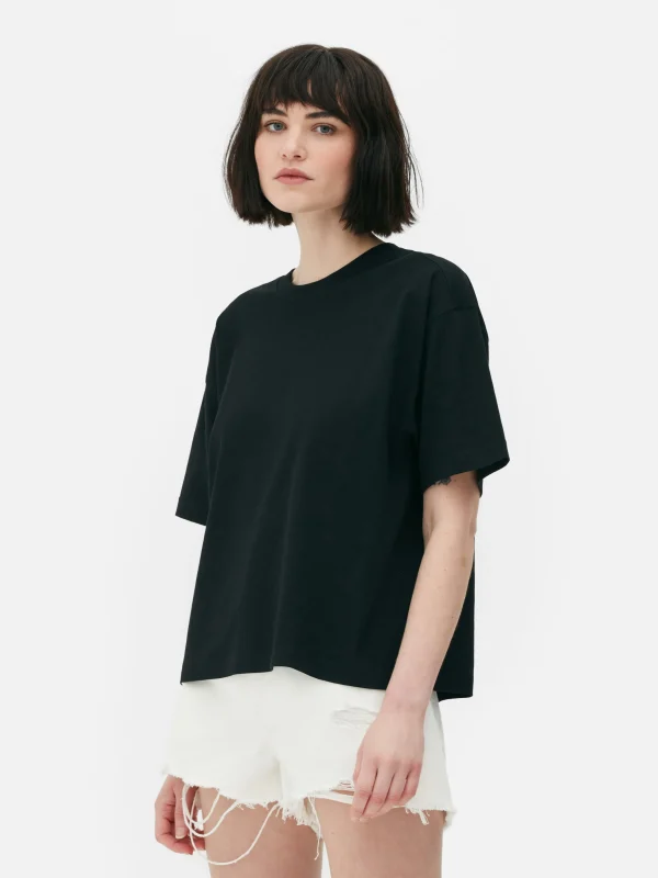 T-shirt Coupe Droite