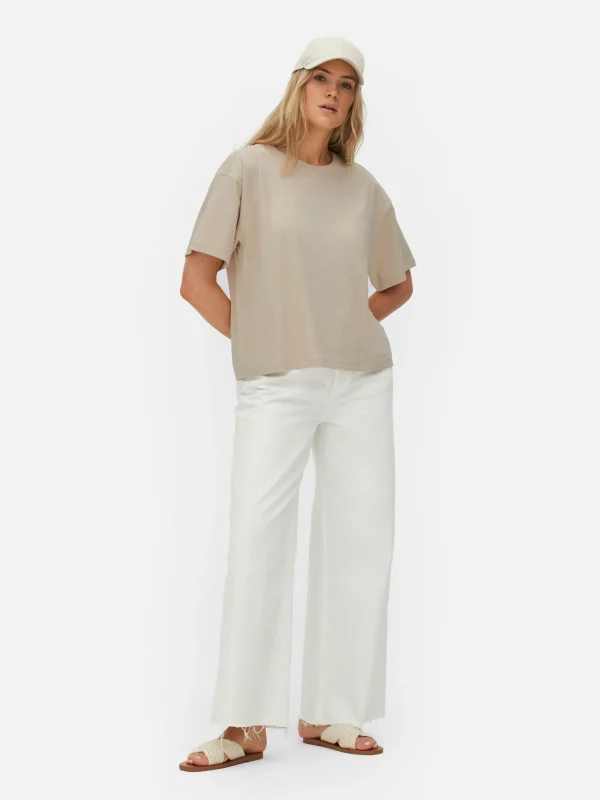 T-shirt Coupe Droite Oversize