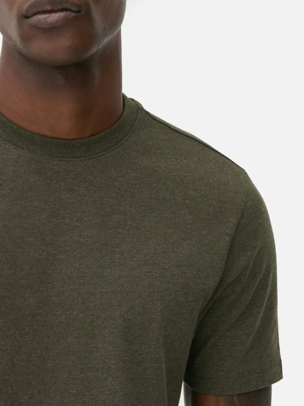 T-shirt Coupe Slim à Manches Courtes