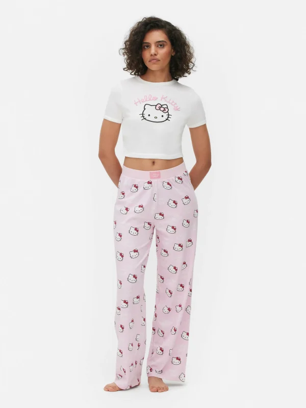 T-shirt Court De Pyjama Hello Kitty