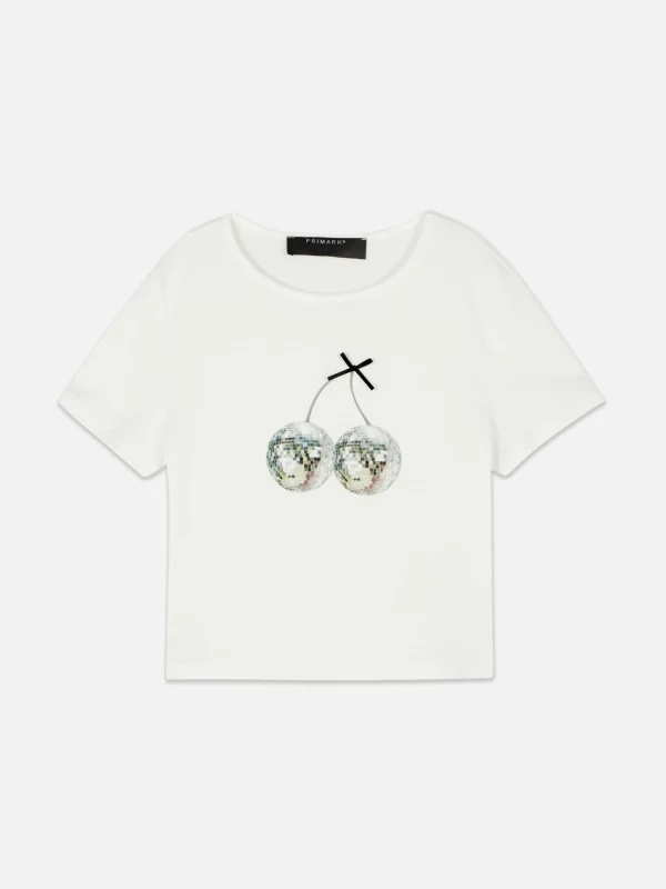 T-shirt Court Graphique