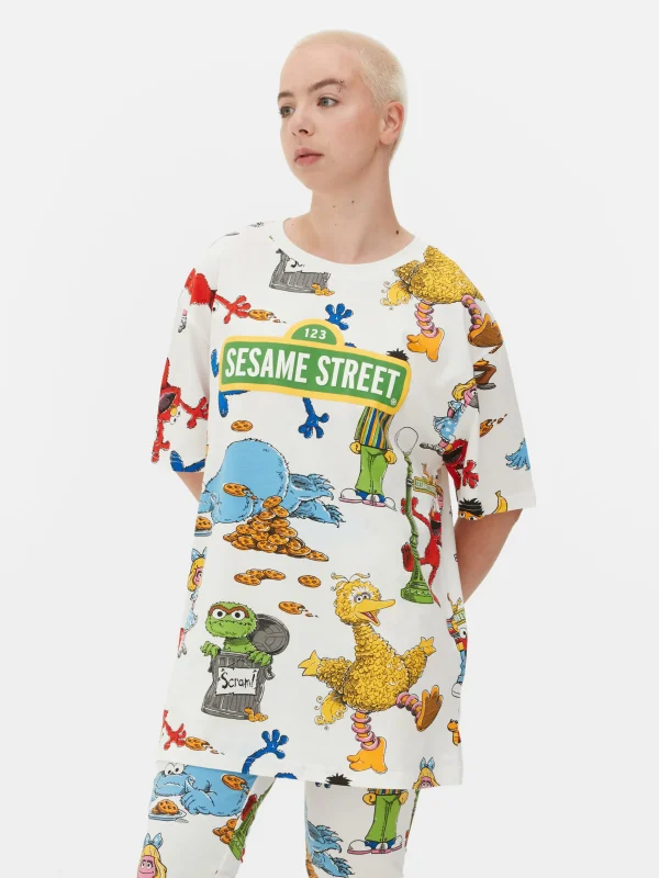 T-shirt De Nuit Graphique 1, Rue Sésame