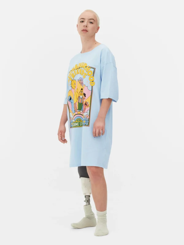 T-shirt De Nuit Long Oversize 1, Rue Sésame