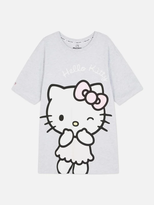 T-shirt De Nuit Oversize Hello Kitty