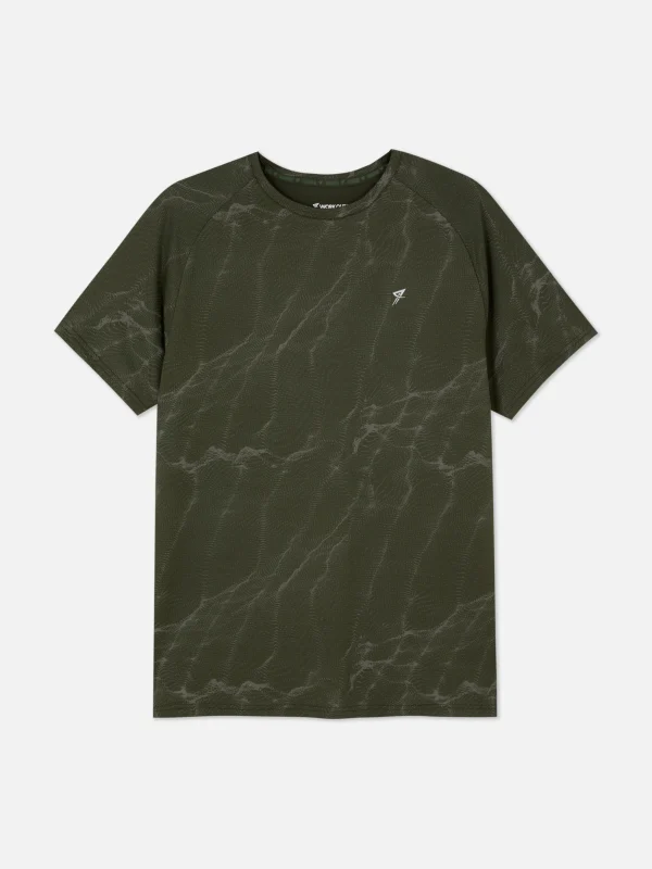 T-shirt De Sport à Motif