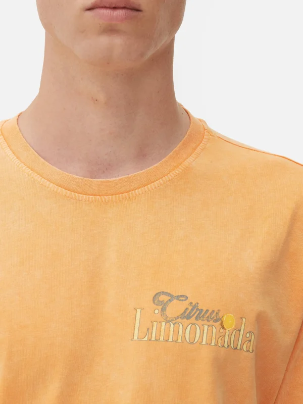 T-shirt Délavé Citrus Limonada