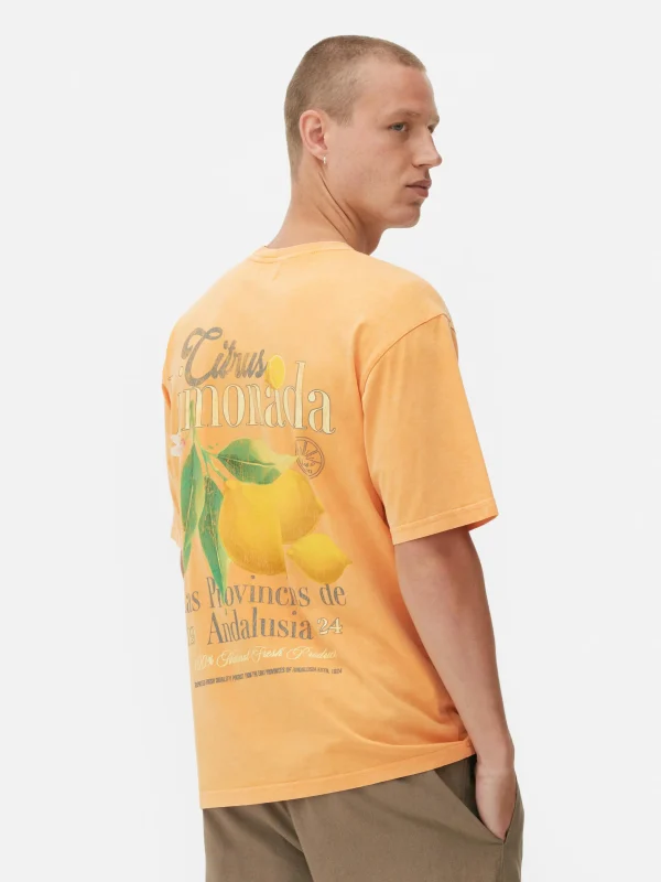 T-shirt Délavé Citrus Limonada
