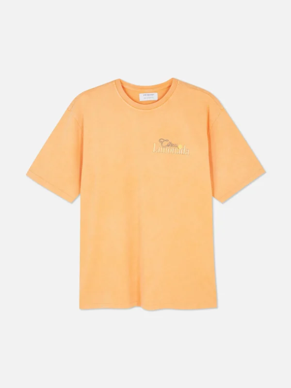 T-shirt Délavé Citrus Limonada