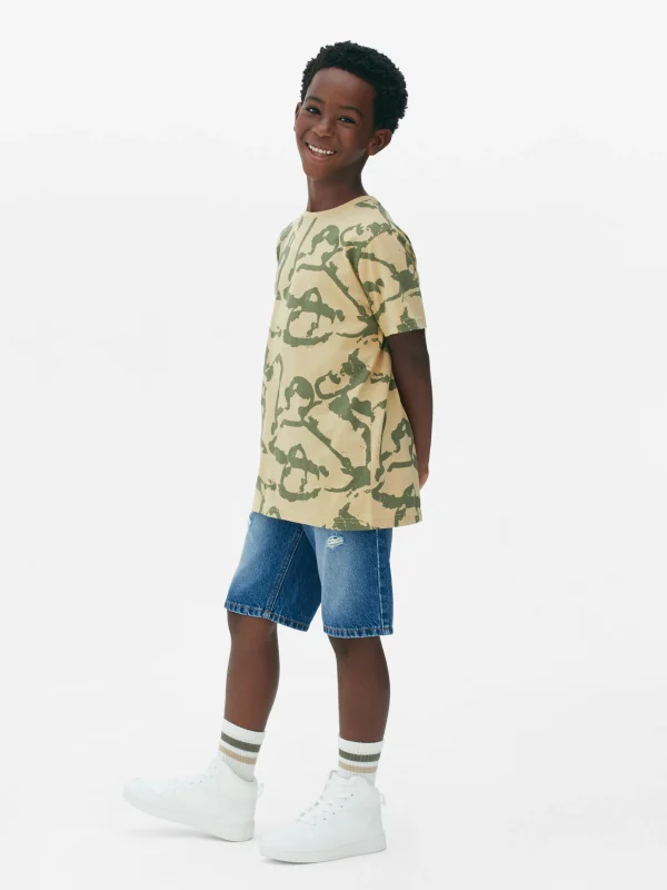 T-shirt Graphique à Manches Courtes