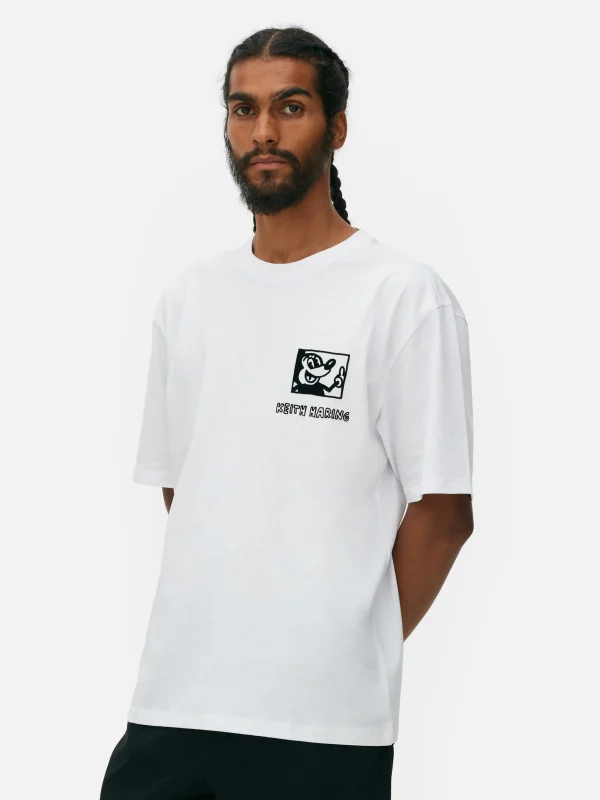 T-shirt Graphique Disney Mickey Mouse X Keith Haring