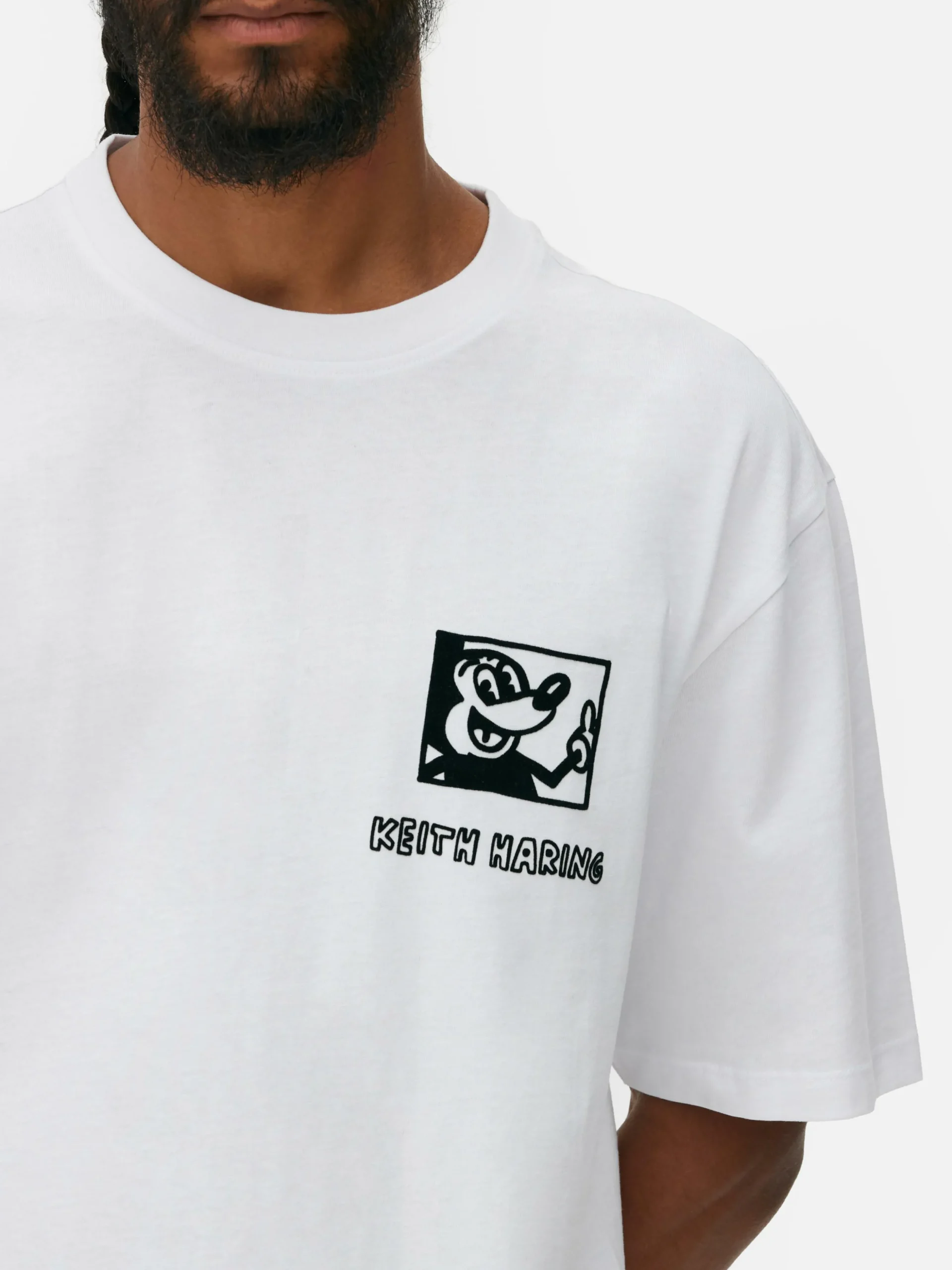 tshirt_graphique_disney_m_2-1.webp T-shirt Graphique Disney Mickey Mouse X Keith Haring