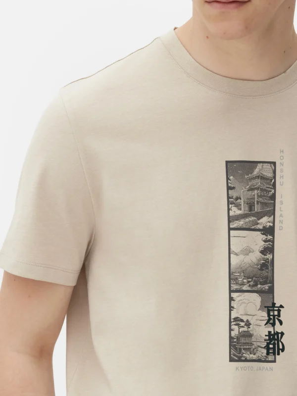 T-shirt Graphique Japon