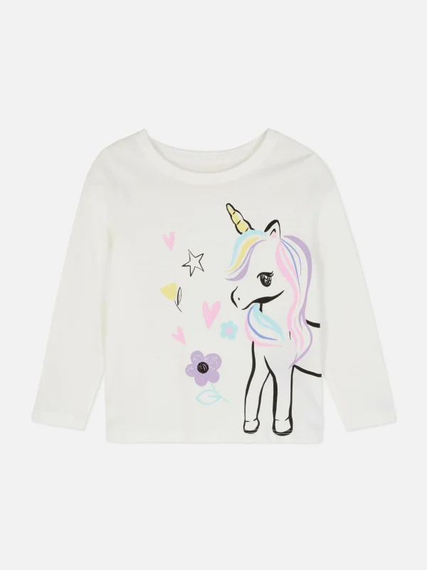 T-shirt Graphique Licorne