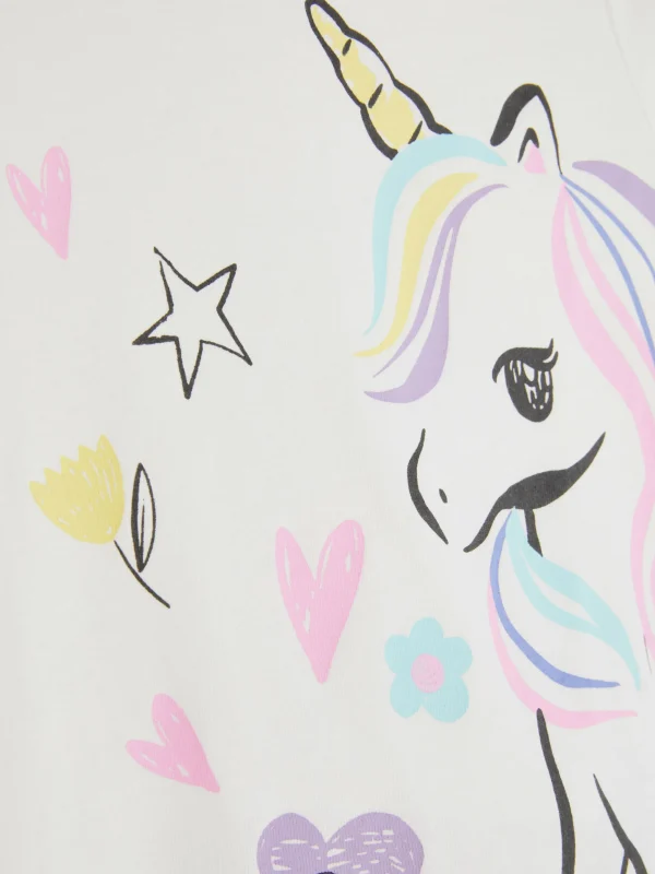 T-shirt Graphique Licorne