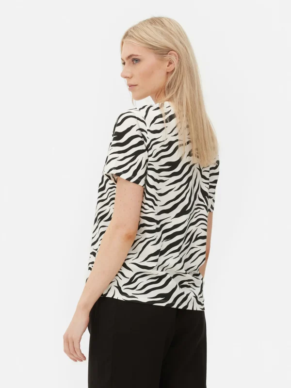 T-shirt Imprimé Sur L'ensemble