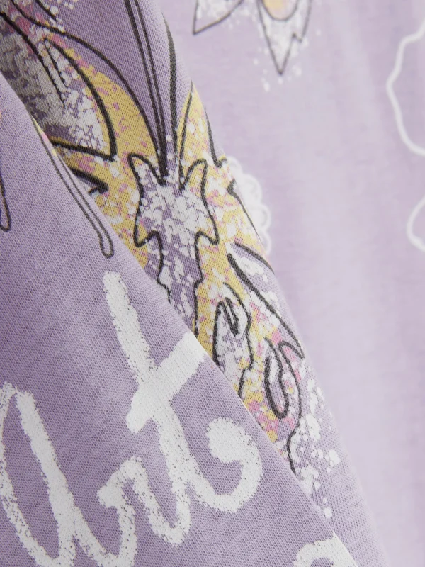 T-shirt Manches Longues à Motifs