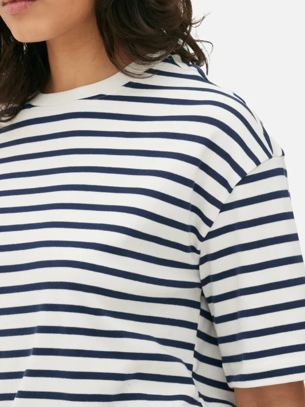 T-shirt Oversize à Manches Courtes