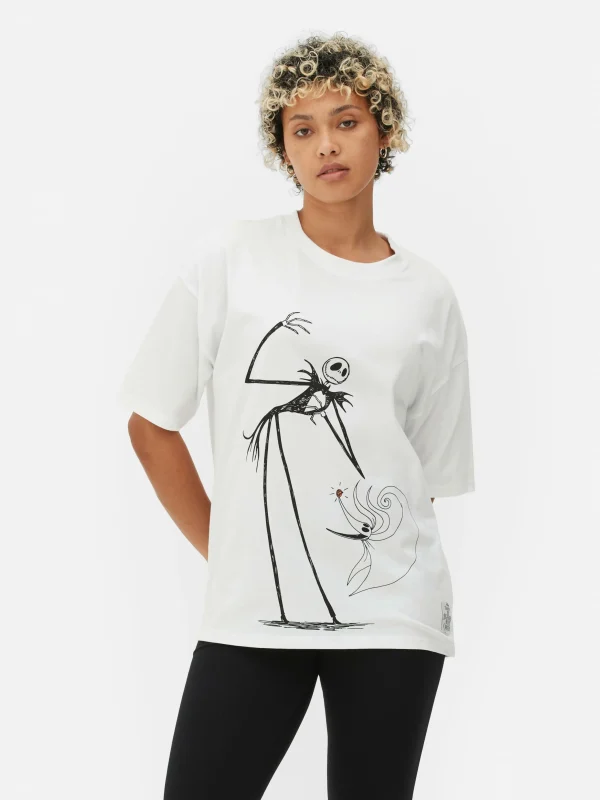 T-shirt Oversize Disney L’Étrange Noël De Monsieur Jack De Tim Burton
