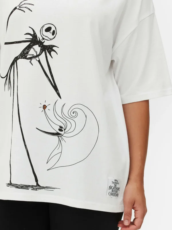 T-shirt Oversize Disney L’Étrange Noël De Monsieur Jack De Tim Burton