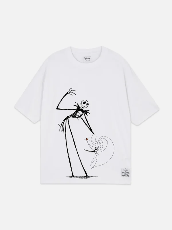 T-shirt Oversize Disney L’Étrange Noël De Monsieur Jack De Tim Burton