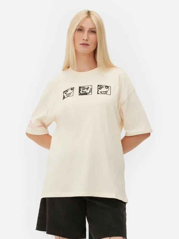 T-shirt Oversize Disney Mickey Mouse X Keith Haring