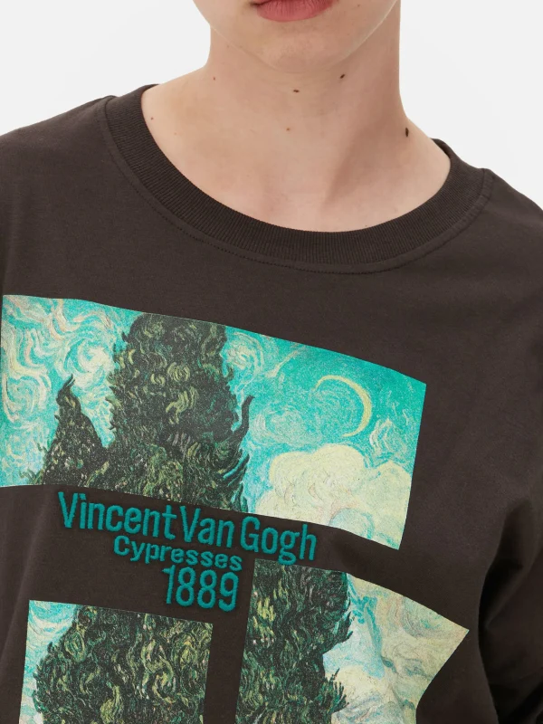 T-shirt Oversize Les Cyprès De Van Gogh