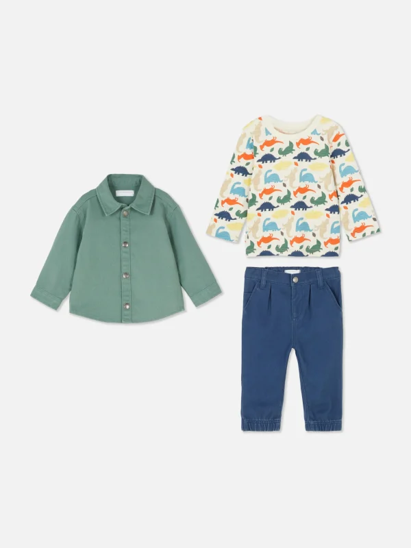 T-shirt, Pantalon Chino Et Veste-chemise Dinosaure
