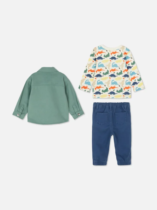T-shirt, Pantalon Chino Et Veste-chemise Dinosaure