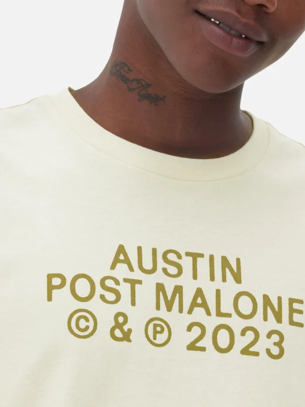 T-shirt Post Malone Austin Tournée 2023