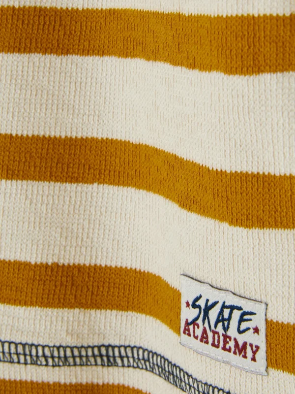 T-shirt Rayé à Rayures Et Manches Longues