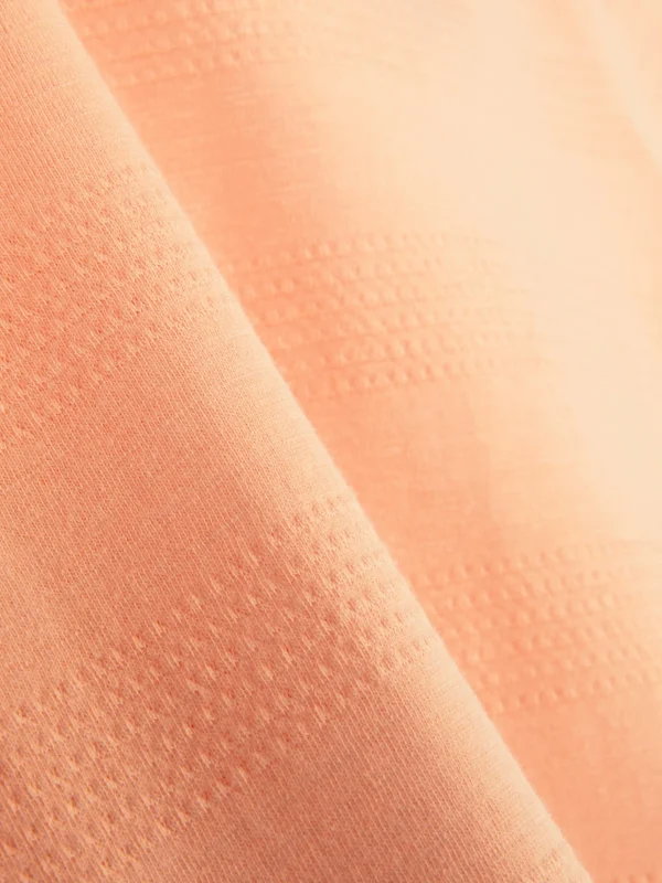 T-shirt Texturé à Rayures