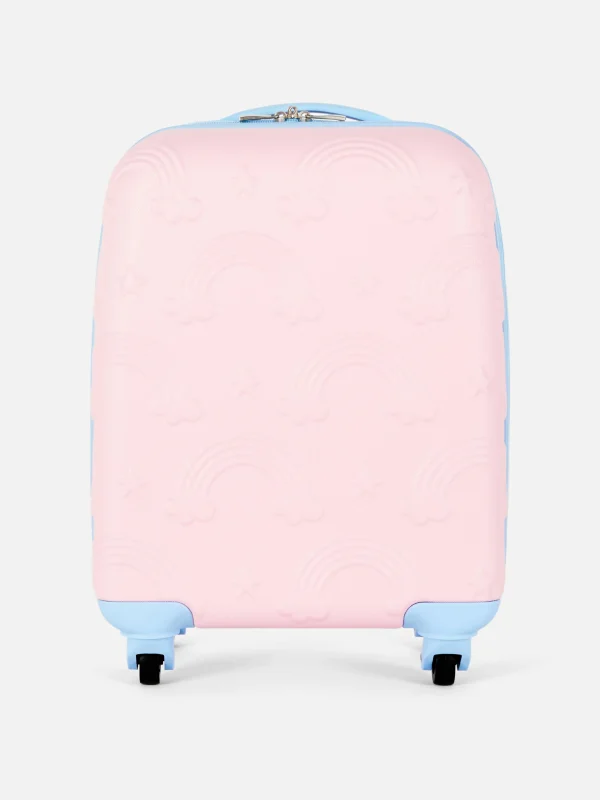 Valise Cabine à Motif Arc-en-ciel En Relief