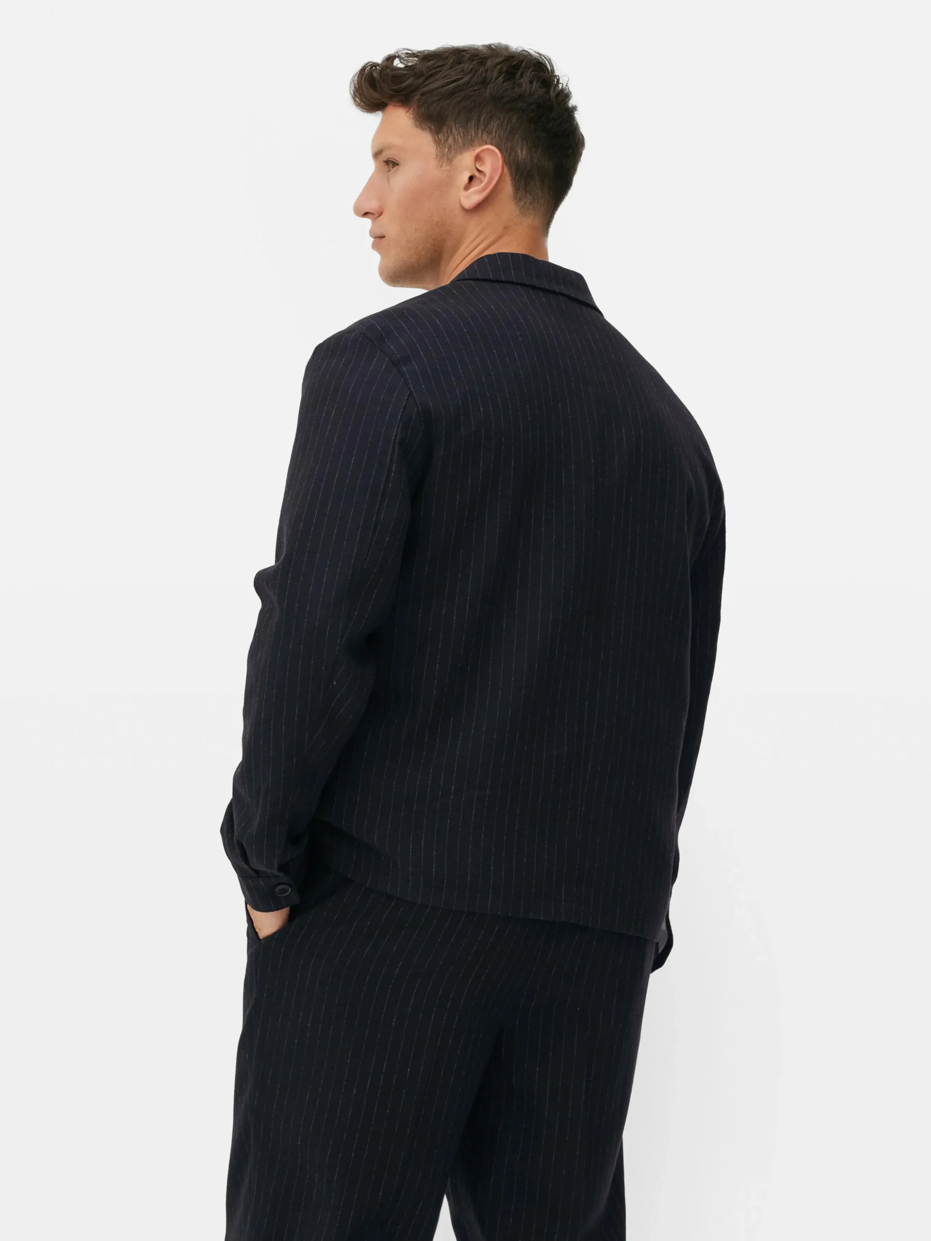 veste_boutonne__rayures_f_2.webp Veste Boutonnée à Rayures Fines Kem