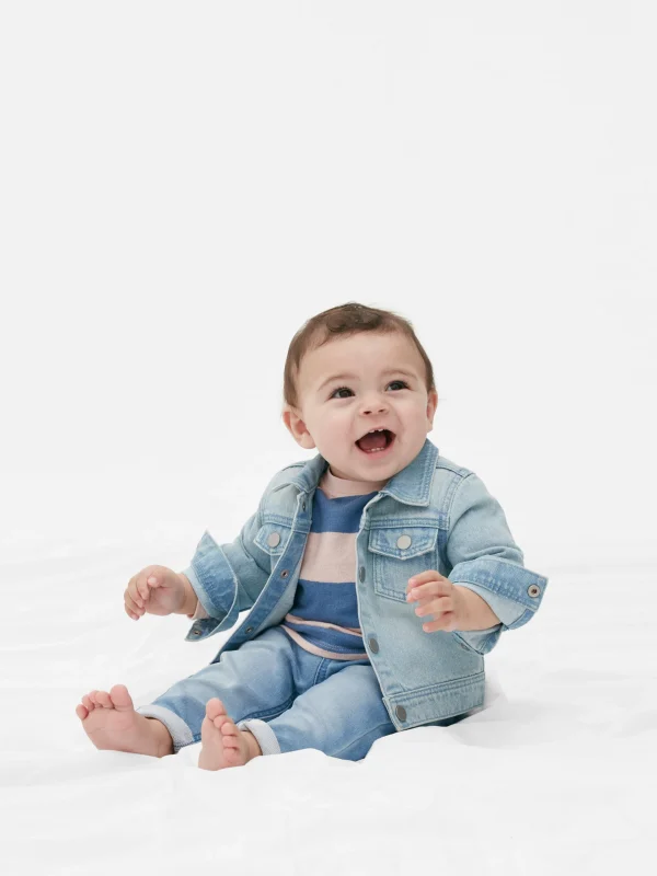 Veste En Jean Délavé