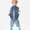 Veste En Jean Style Universitaire Disney Mickey Mouse