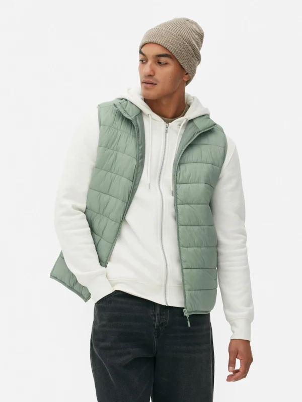 Veste Rembourrée Et Zippée Sans Manches