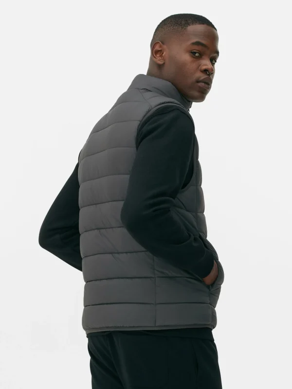 Veste Rembourrée Et Zippée Sans Manches