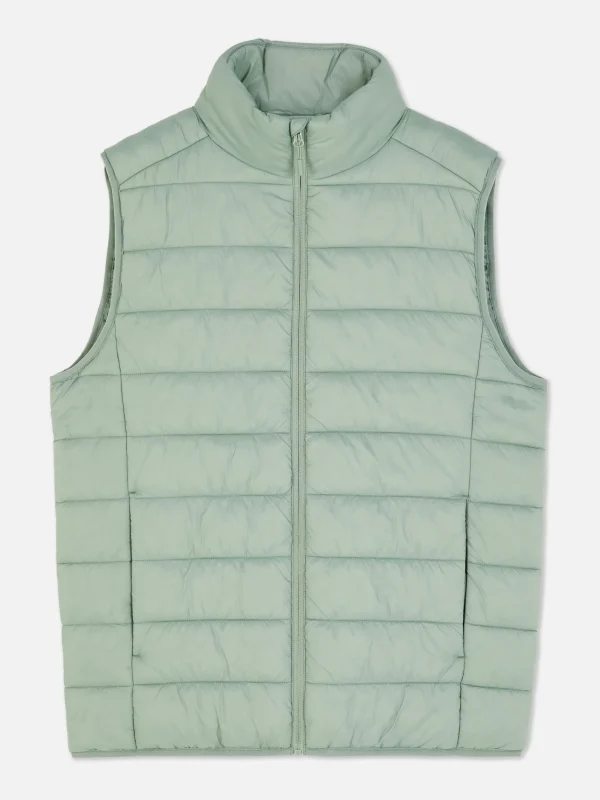 Veste Rembourrée Et Zippée Sans Manches