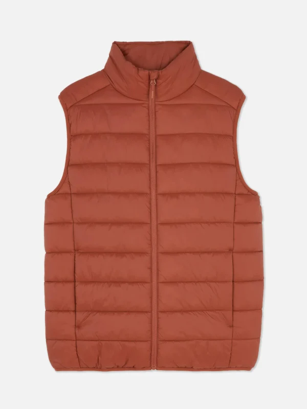 Veste Rembourrée Et Zippée Sans Manches