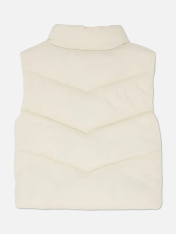 Veste Sans Manche Matelassée Zippée