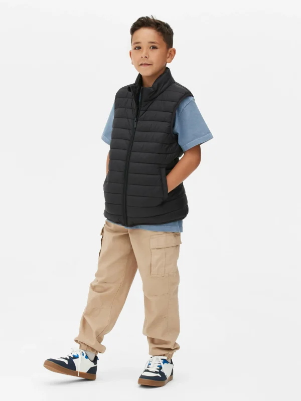 Veste Sans Manches Rembourrée Zippée