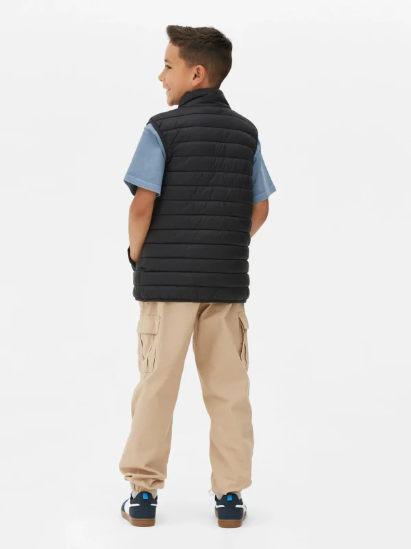 Veste Sans Manches Rembourrée Zippée